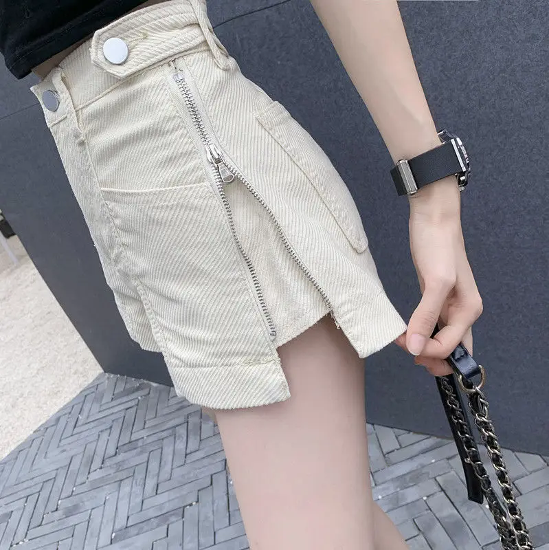 Casual Aesthetic Korean Loose Fashion Hot Wide Leg Sexy Vintage High Waist Women's Jean Denim Shorts Female Summer Short Pants