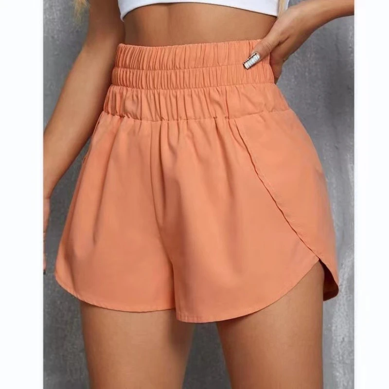 Yoga Shorts Women Fitness Elastic Running Workout Short Leggings For Ladies Gym Sport Shorts Fitness Sportwear