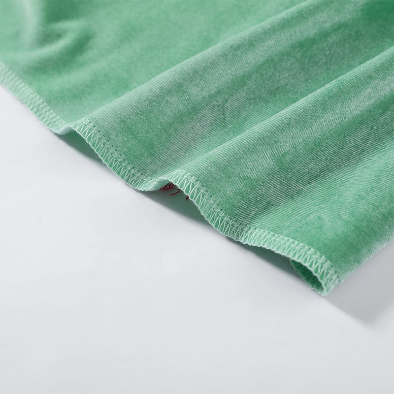 Contrast Lace Hem Elastic Waist Women's Shorts Mint Green Relaxed Shorts Raw Edge Relaxed Shorts Home Relaxing Wear