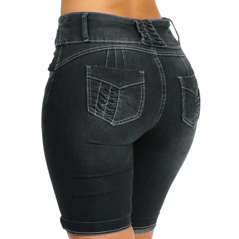 Fashion Women Denim Shorts Pants Summer Skinny Slim Fit Short Jeans Summer Shorts Pant for Women Casual Female Short Pants