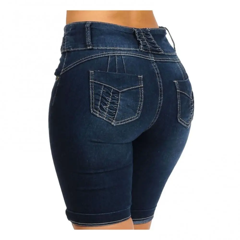 Fashion Women Denim Shorts Pants Summer Skinny Slim Fit Short Jeans Summer Shorts Pant for Women Casual Female Short Pants