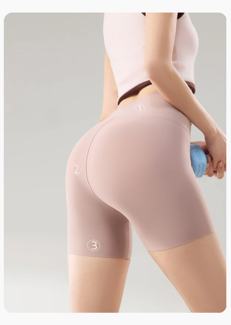 BIVIGAOS Summer Thin Seamless Sharkskin Mini Shorts Women High Waist Slim Sexy Sport Shorts Multicolor Fitness Bicycle Shorts