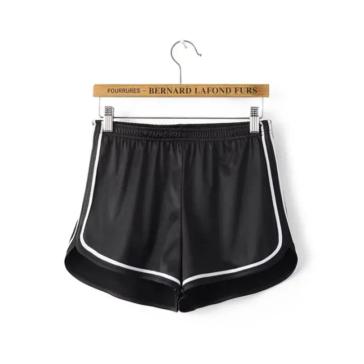 Women Shorts Summer Silk Slim Beach Casual White Egde Shorts Hot