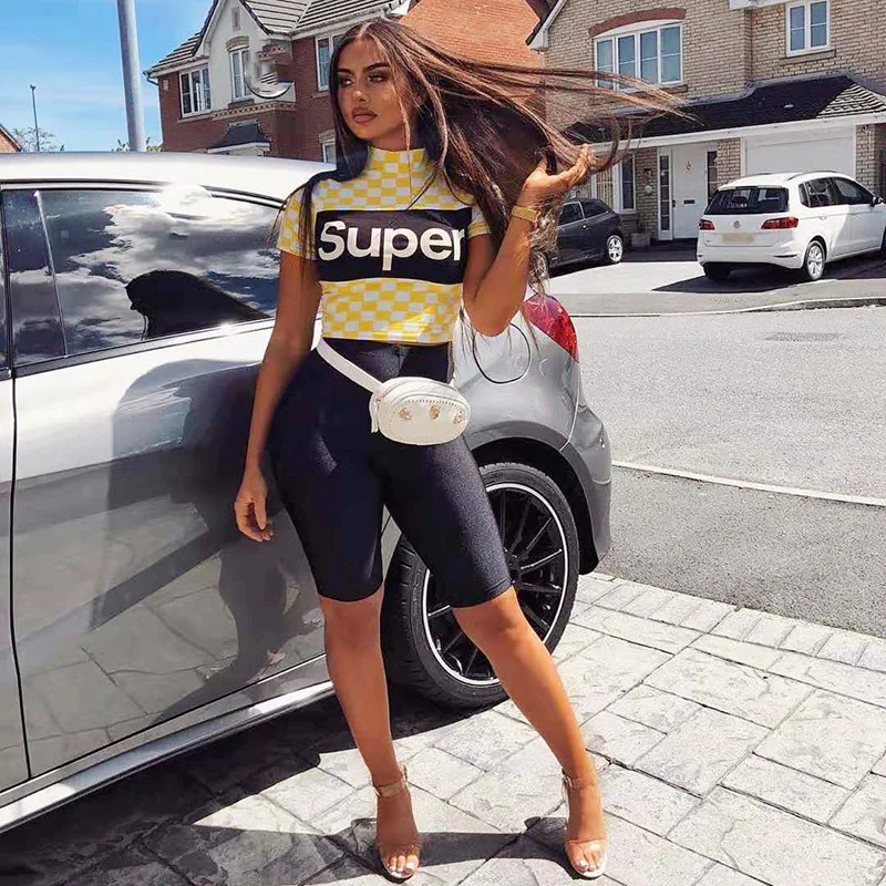 Women Cycling Shorts Dancing Gym Biker Slim Active Sports Solid Sexy Skinny 2021 New Summer