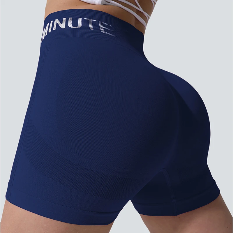Gym Letter Shorts Women High Waist Sport Shorts Workout Running Seamless Sexy Hip Liftting Yoga Leggings Stretchy Cycling Shorts