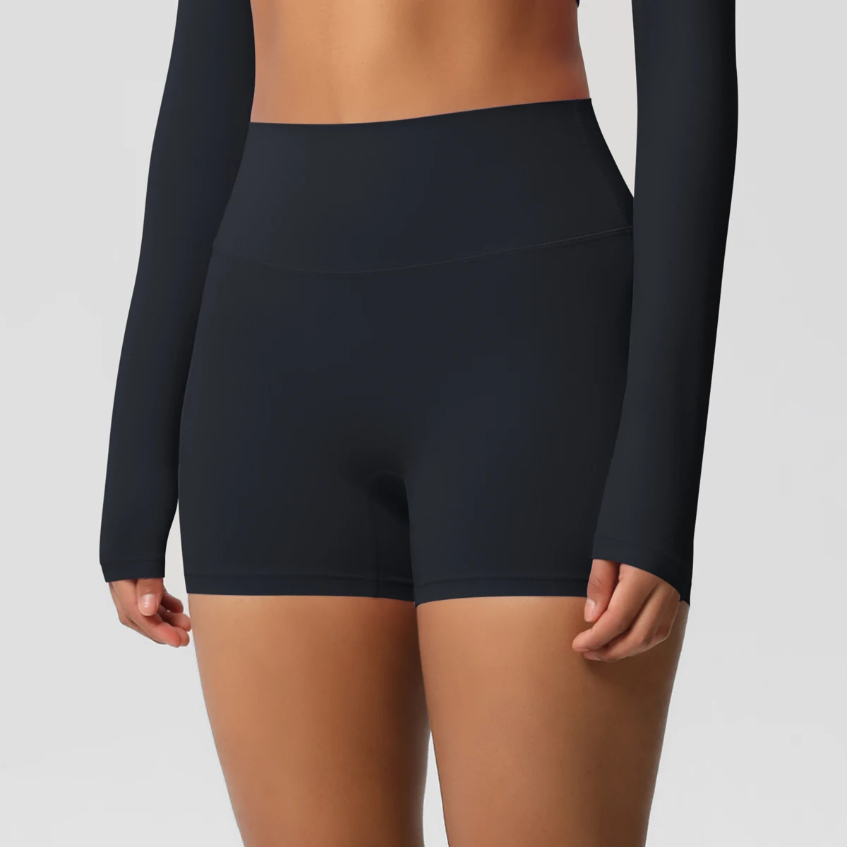 Women Sports Shorts Yoga Shorts Naked Feeling High Waist Yoga Shorts Push Up Fitness Leggings Tummy Control Yoga Slim Shorts