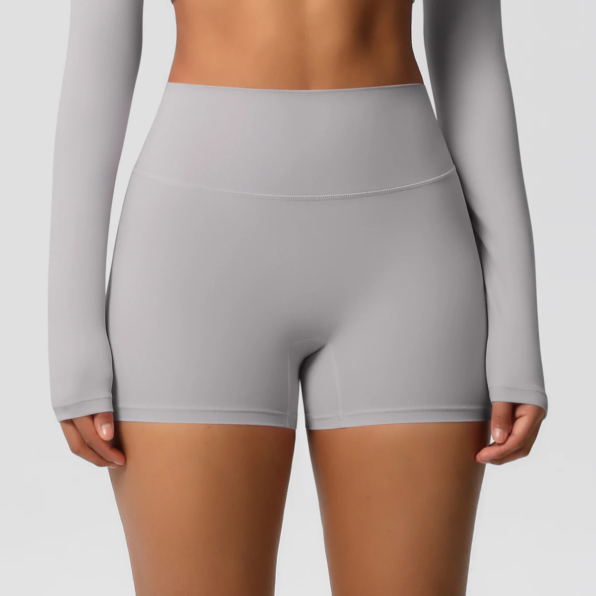 Women Sports Shorts Yoga Shorts Naked Feeling High Waist Yoga Shorts Push Up Fitness Leggings Tummy Control Yoga Slim Shorts