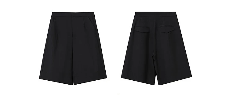 Amii Women's Shorts 2026 Autumn New Versatile Commuter Loose Five-point Pants Solid Color Casual Wide-leg Medium Pants 12621079