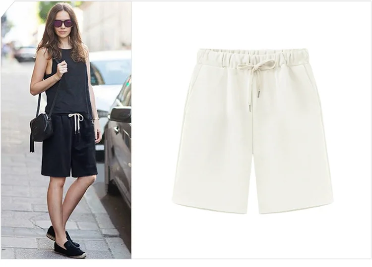 Shorts Women Summer Bermuda Shorts Large Size 7xl 8xl Loose Casual Sports Stretchy Cotton Straight Leg Breathable Sweatshorts