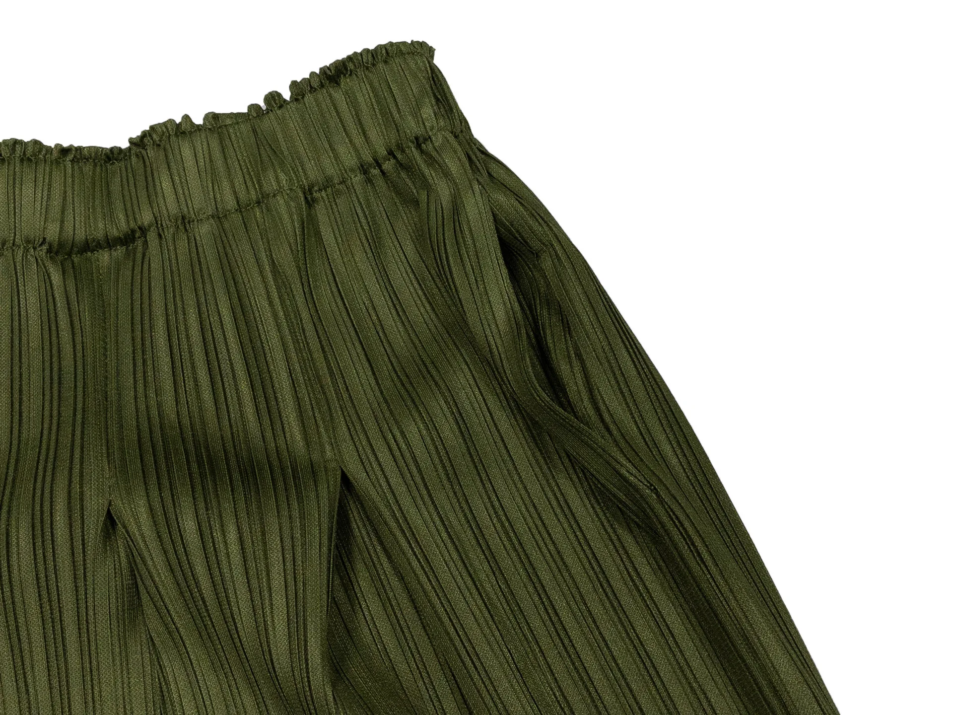 Miyake Pleated Casual Shorts Plisse 2026 Summer New Solid Color Simple Loose High Waist Slimming Base Three-Quarter Pants Women