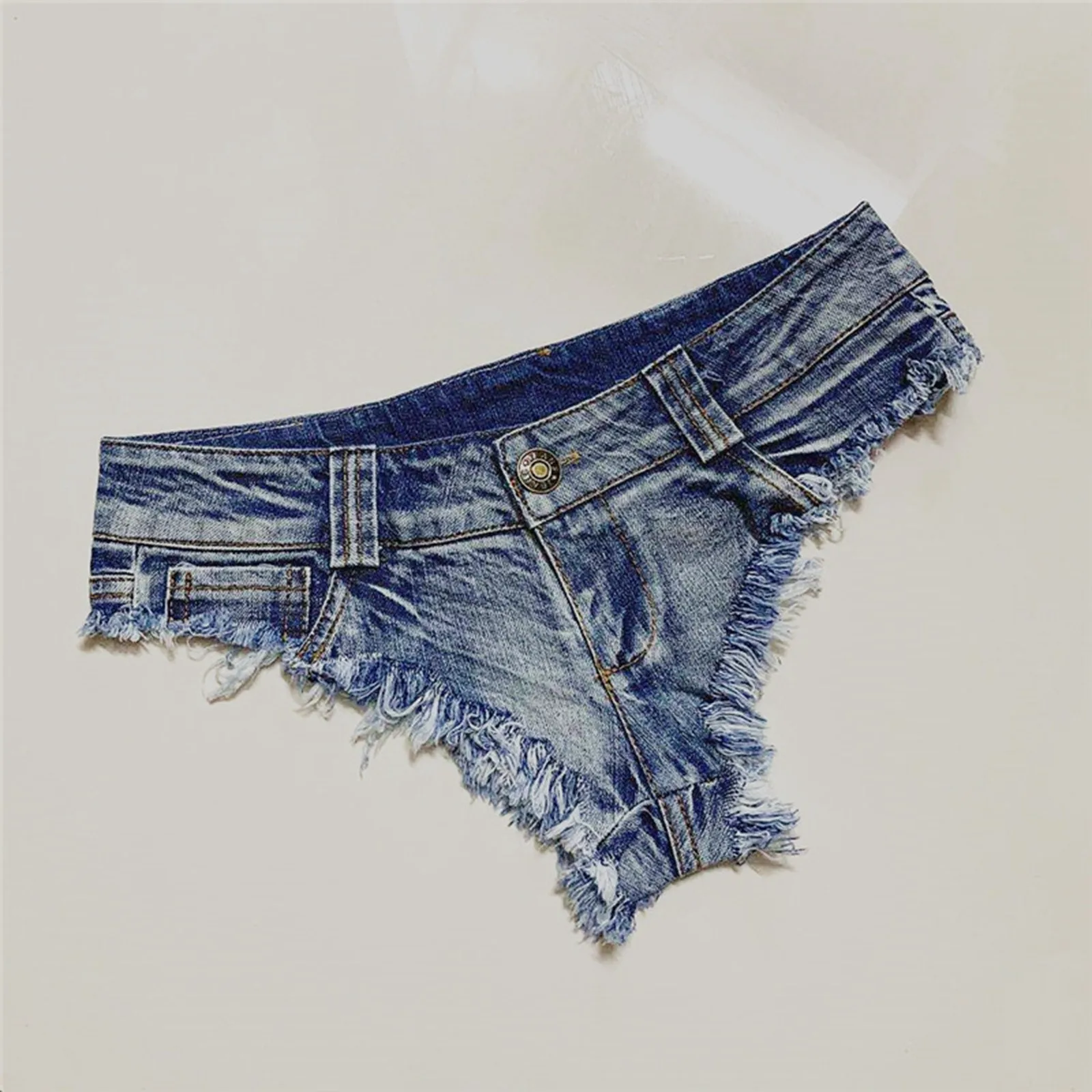 Shorts Jeans Women'S Pants Cowboy Woolen Fringe Tight Fit Slim Nightclub Dance Low Waist шорты женские Micro Short Feminino 2026