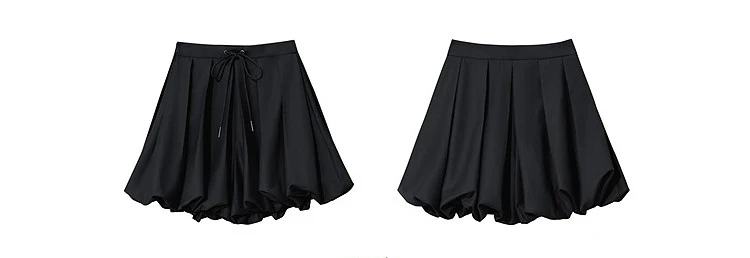 Amii Women's Shorts 2026 Autumn New Pleated Strap Paper Bag Waist Casual Shorts Women's Solid Color Versatile Pants 12641037
