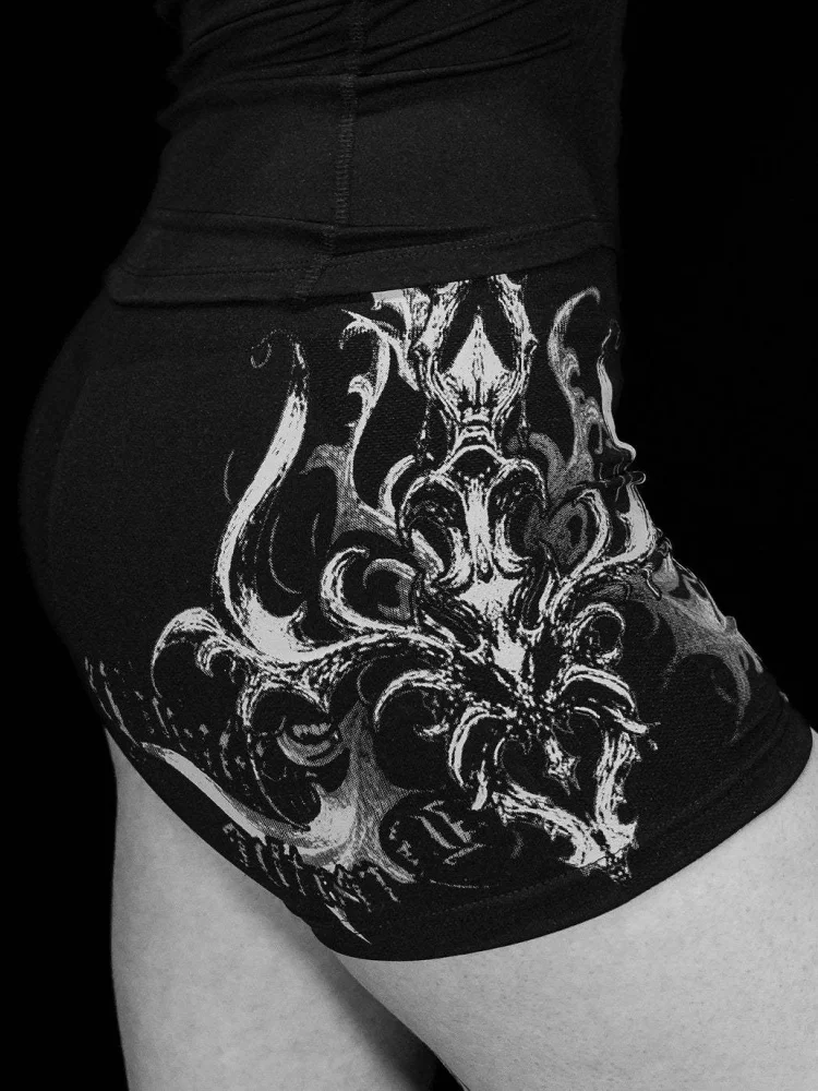 Breathedivinity Seamless High Bounce Running Fitness Yoga Hip Lift Exercise Three Minute Shorts for Women