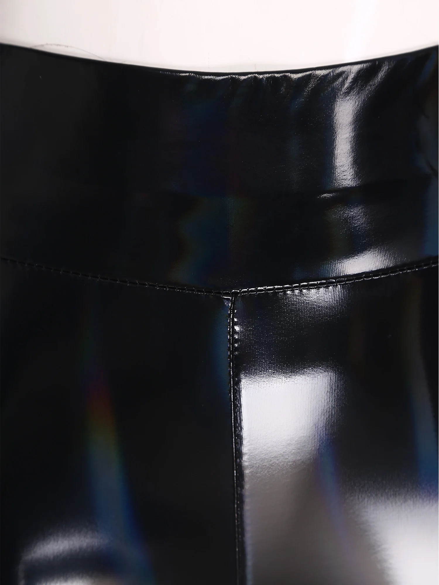 Women Wet Look High Waist PU Leather Shorts Pole Dance Hot Pants Stretchy Skinny Cheeky Booty Shorts for Nightclub Raves Party
