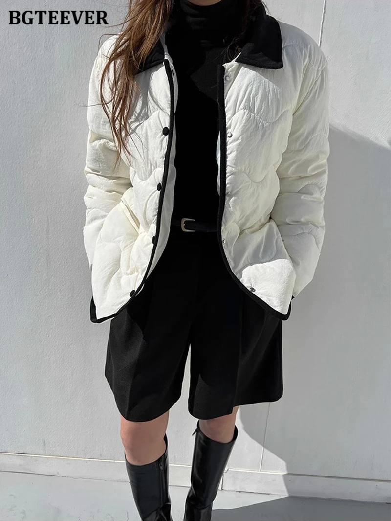 BGTEEVER Casual High Waist Pockets Female Wide Leg Woolen Shorts Autumn Winter Thicke Warm Loose Women Shorts