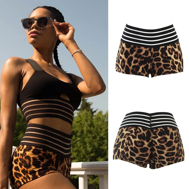 New Sexy Women Women's Summer High Waist Sports Shorts Push Up Booty Fitness Sports Casual Gym Hot Short