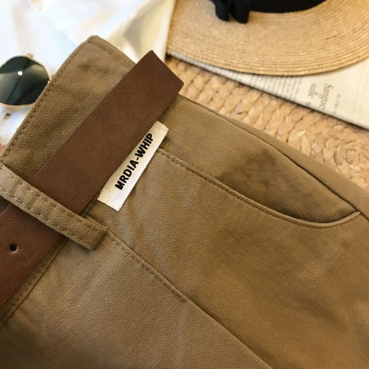 New Wide Leg Shorts for Women 2026 Summer Thin Cotton A Line Short Pants Office Lady Classic Loose Casual Zipper Women‘s Shorts