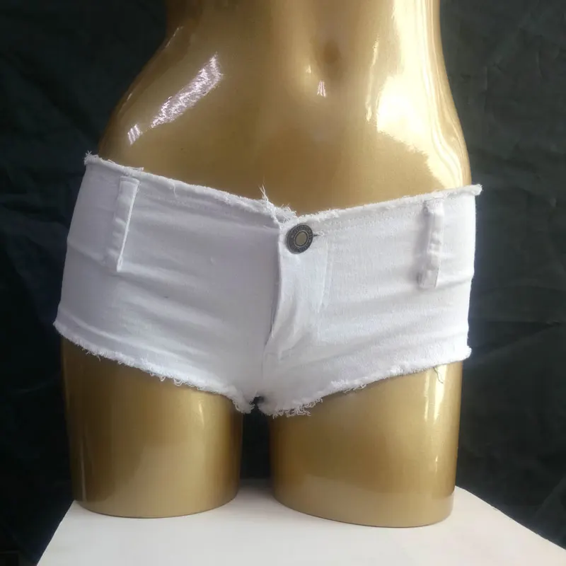Sexy Women Tassel Low Rise Waist Hot Short Sexy Denim Booty Sexy Jeans Shorts Vintage Cute Micro Mini Short Club Wear