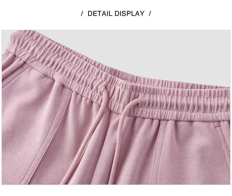 Semir Womens Shorts 2026 Elastic Waist Knitted Straight Loose Sports Style Casual Fashion