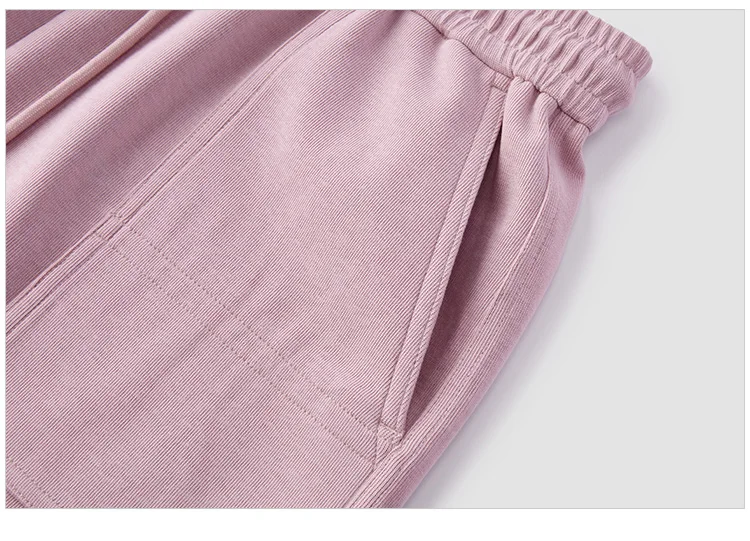 Semir Womens Shorts 2026 Elastic Waist Knitted Straight Loose Sports Style Casual Fashion