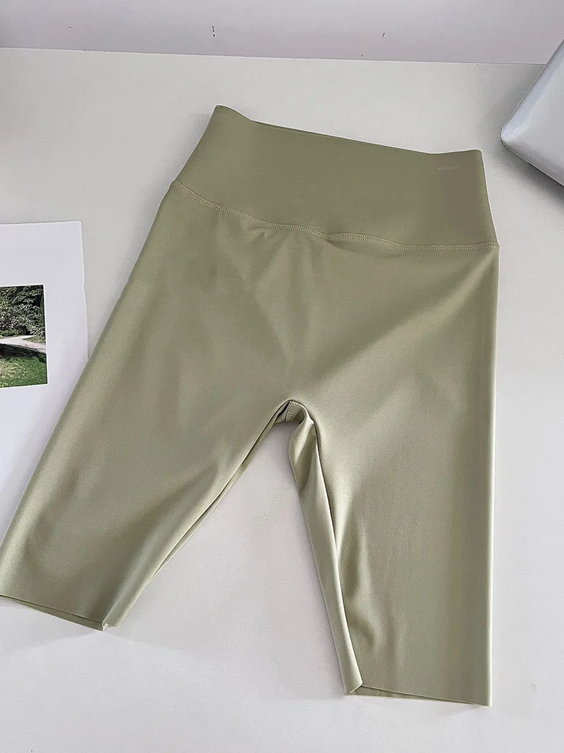 BIVIGAOS Summer New Multi Color Biker Shorts Women High Waist Elastic Tight Sexy Sports Shaper Candy Colored Cycling Shorts