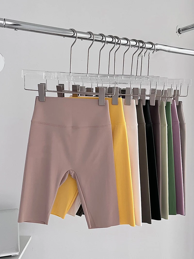 BIVIGAOS Summer New Multi Color Biker Shorts Women High Waist Elastic Tight Sexy Sports Shaper Candy Colored Cycling Shorts