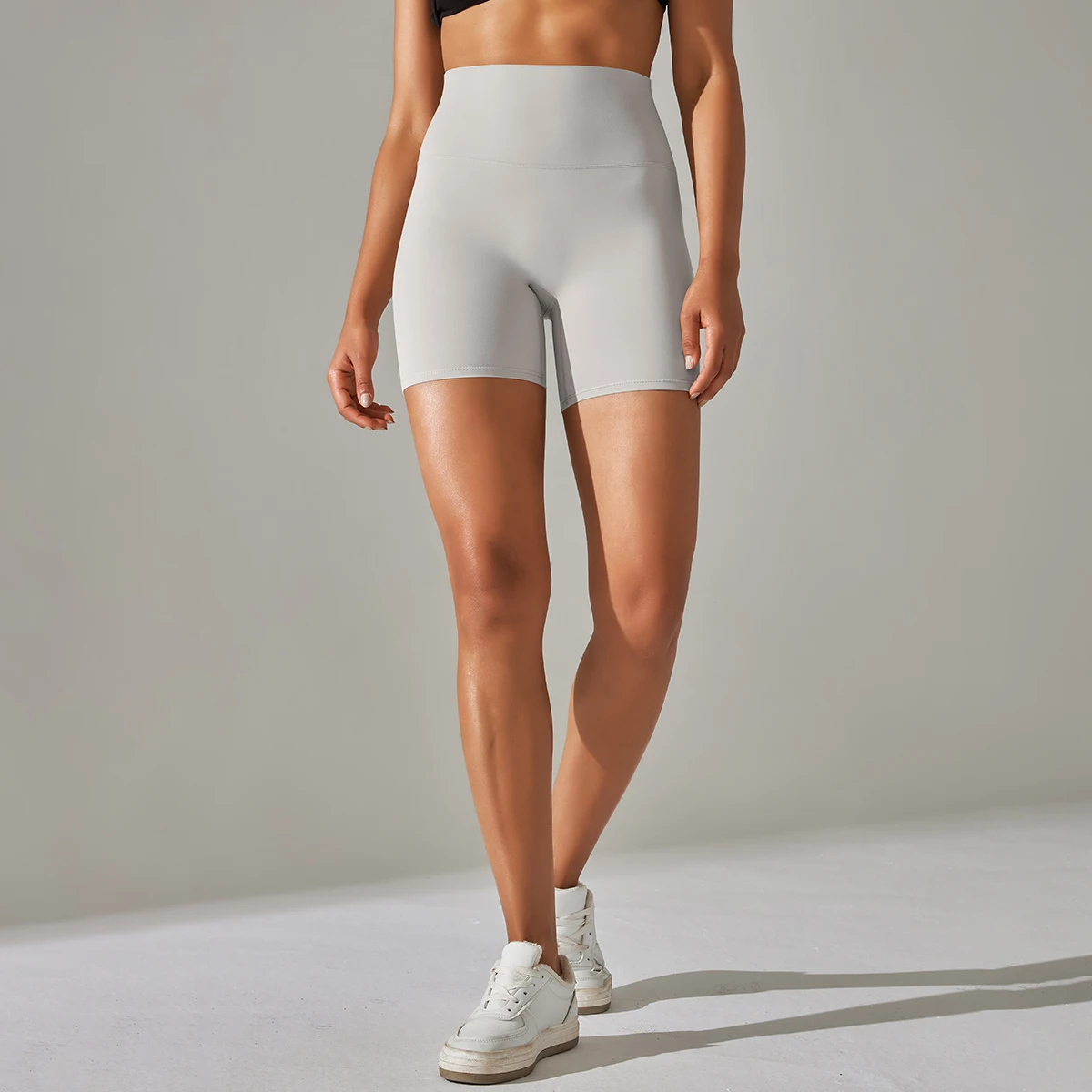 Summer Women Yoga Shorts Naked Feel Sports Shorts Fitness Tights High Waist Gmy Running Push Up Clothes Workout Cycling Shorts