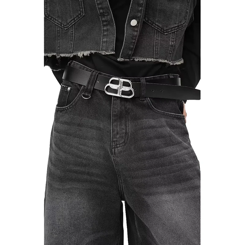 Vintage Y2k Baggy Denim Shorts Wide Leg Pants For Women&Men Fashion High Waisted Wash Knee Length Jeans Shorts Oversize Pants