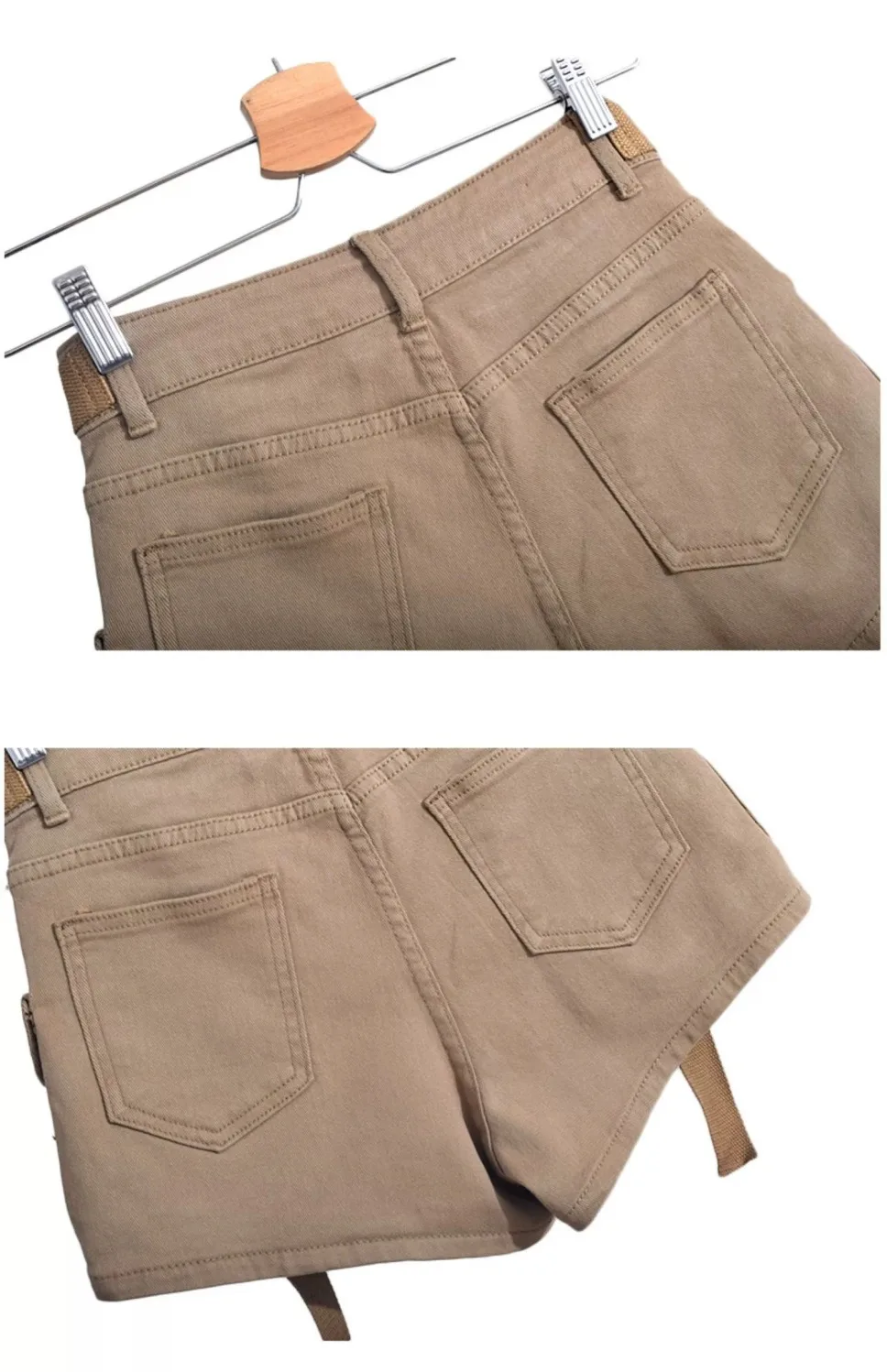 Women's Cargo Pants Denim Shorts 2025 New Botttoms High Waist Casual Summer Y2k Short Fashion Pantalones Cortos De Mujer 49B671