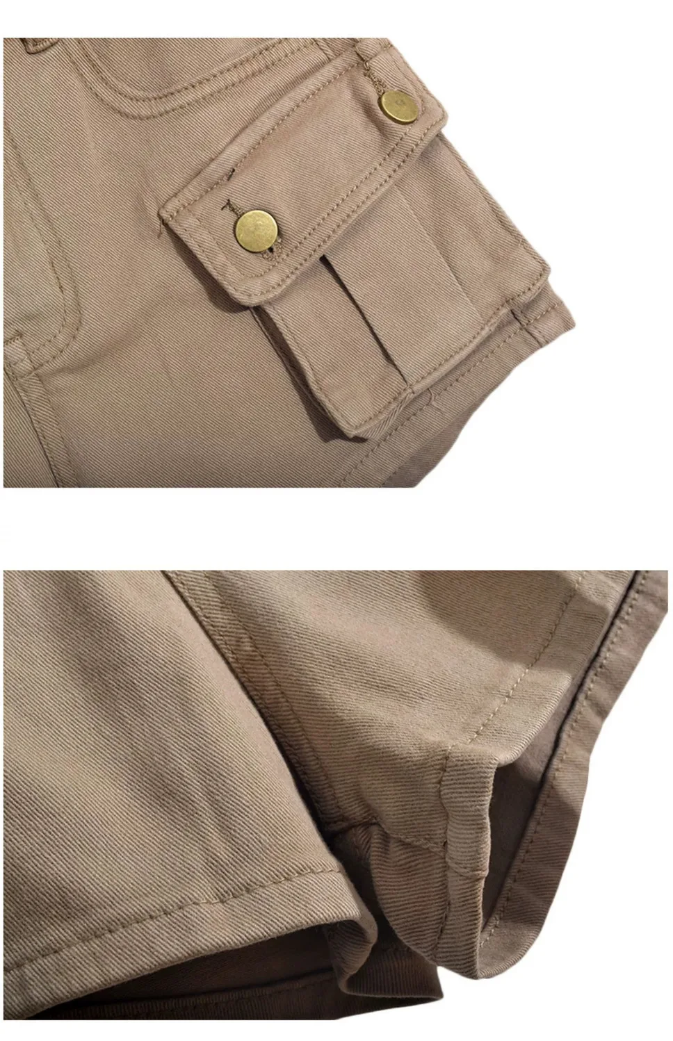 Women's Cargo Pants Denim Shorts 2025 New Botttoms High Waist Casual Summer Y2k Short Fashion Pantalones Cortos De Mujer 49B671