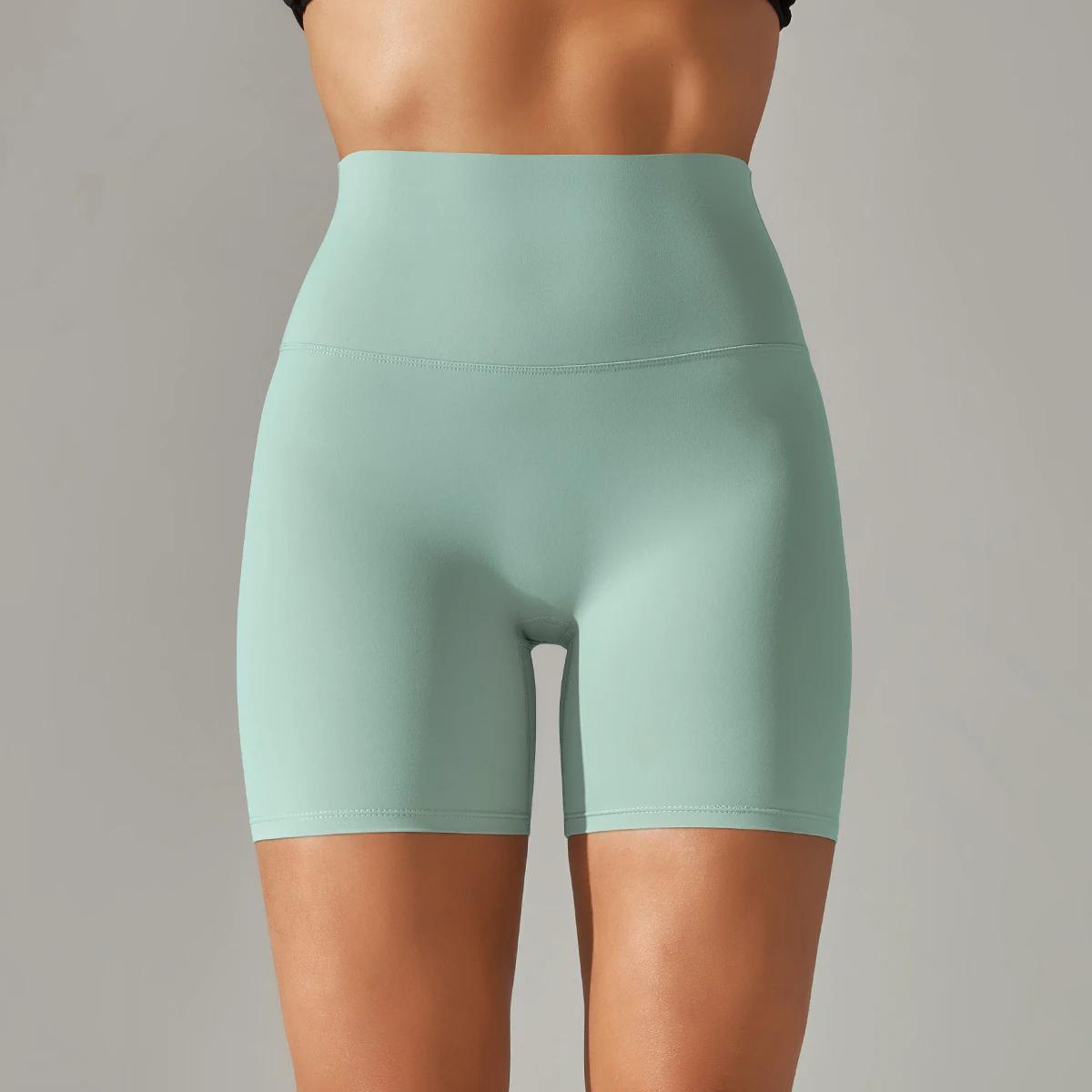 Women Yoga Legging Shorts Quick Drying Cycling Workout Gym Shorts Squat Proof High Waist Fitness Tight Shorts Sports Short