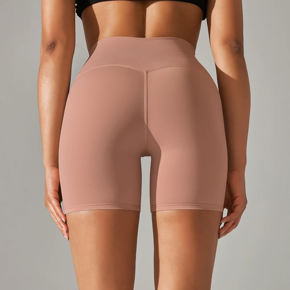 Women Yoga Legging Shorts Quick Drying Cycling Workout Gym Shorts Squat Proof High Waist Fitness Tight Shorts Sports Short