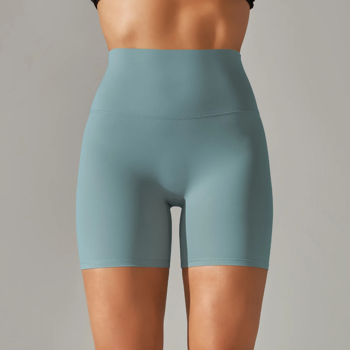 Women Yoga Legging Shorts Quick Drying Cycling Workout Gym Shorts Squat Proof High Waist Fitness Tight Shorts Sports Short