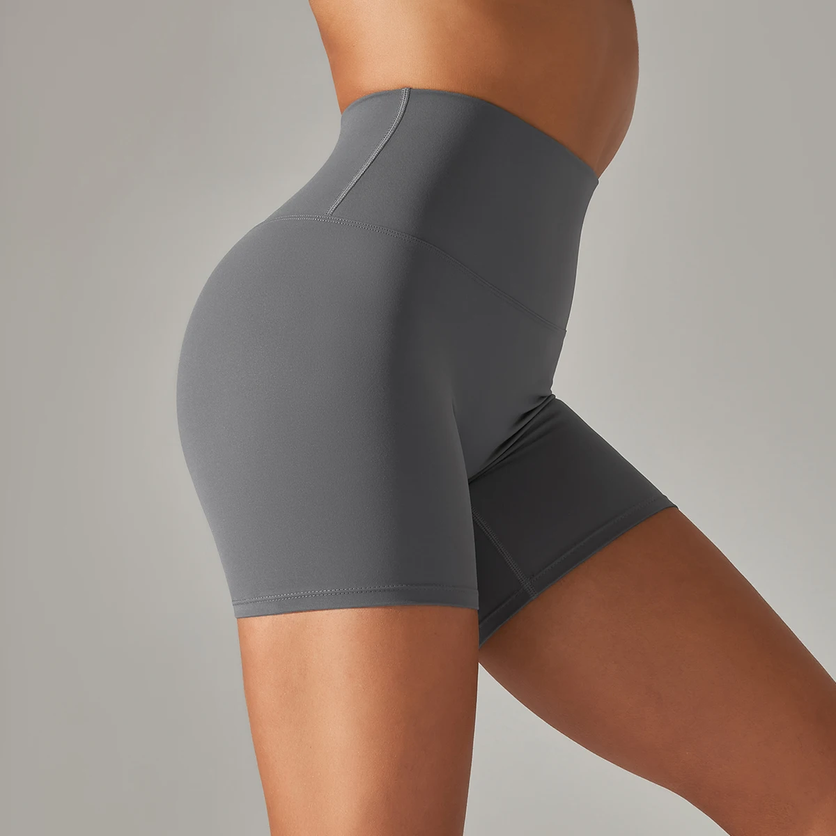 Women Yoga Legging Shorts Quick Drying Cycling Workout Gym Shorts Squat Proof High Waist Fitness Tight Shorts Sports Short