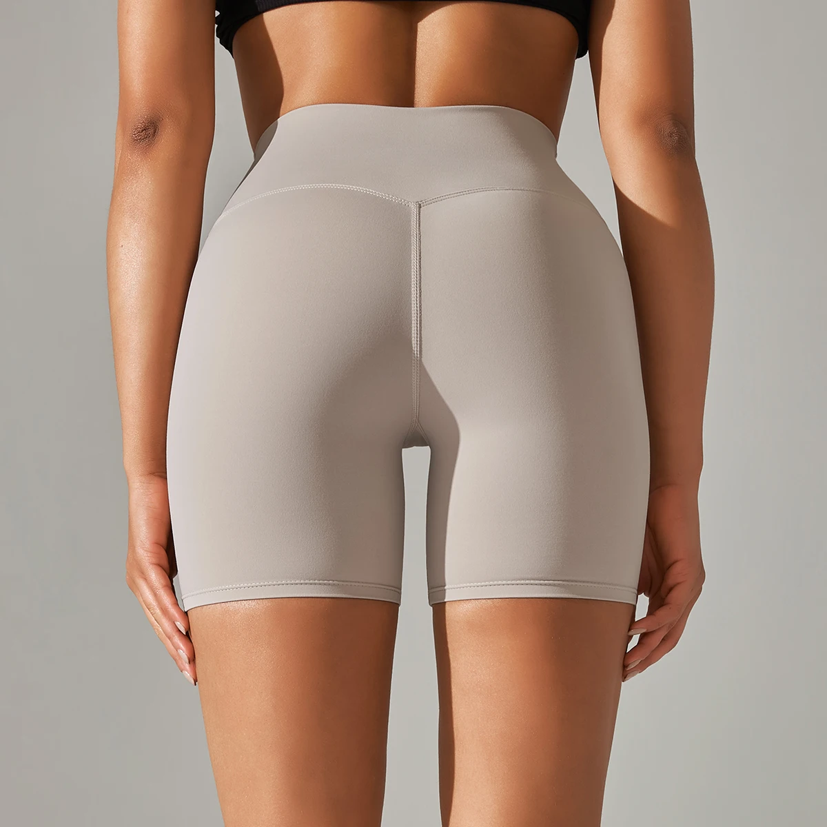 Women Yoga Legging Shorts Quick Drying Cycling Workout Gym Shorts Squat Proof High Waist Fitness Tight Shorts Sports Short