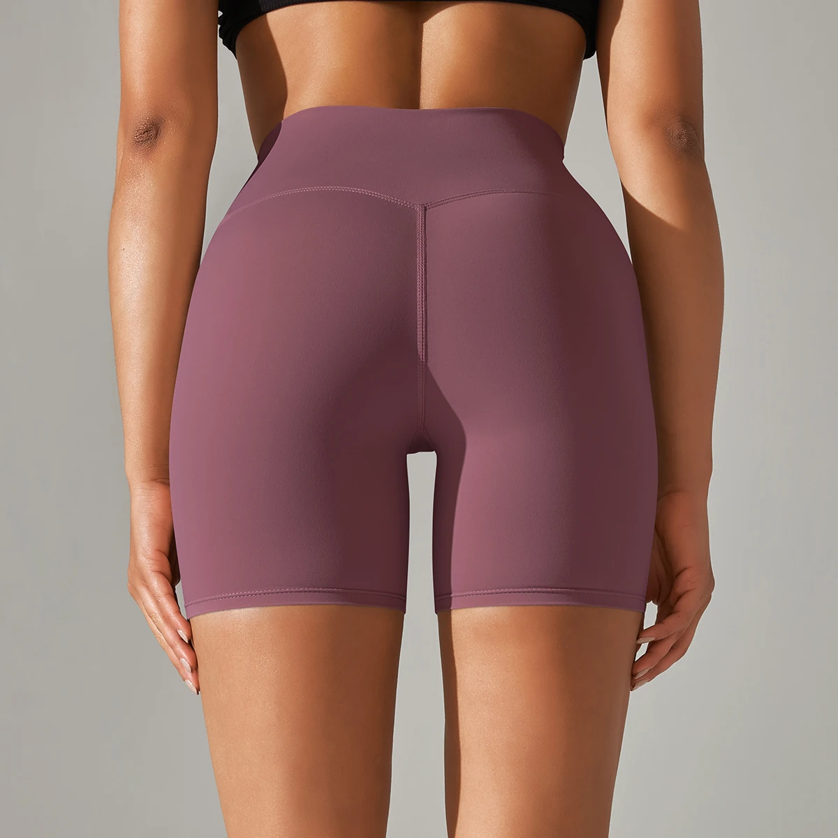 Women Yoga Legging Shorts Quick Drying Cycling Workout Gym Shorts Squat Proof High Waist Fitness Tight Shorts Sports Short
