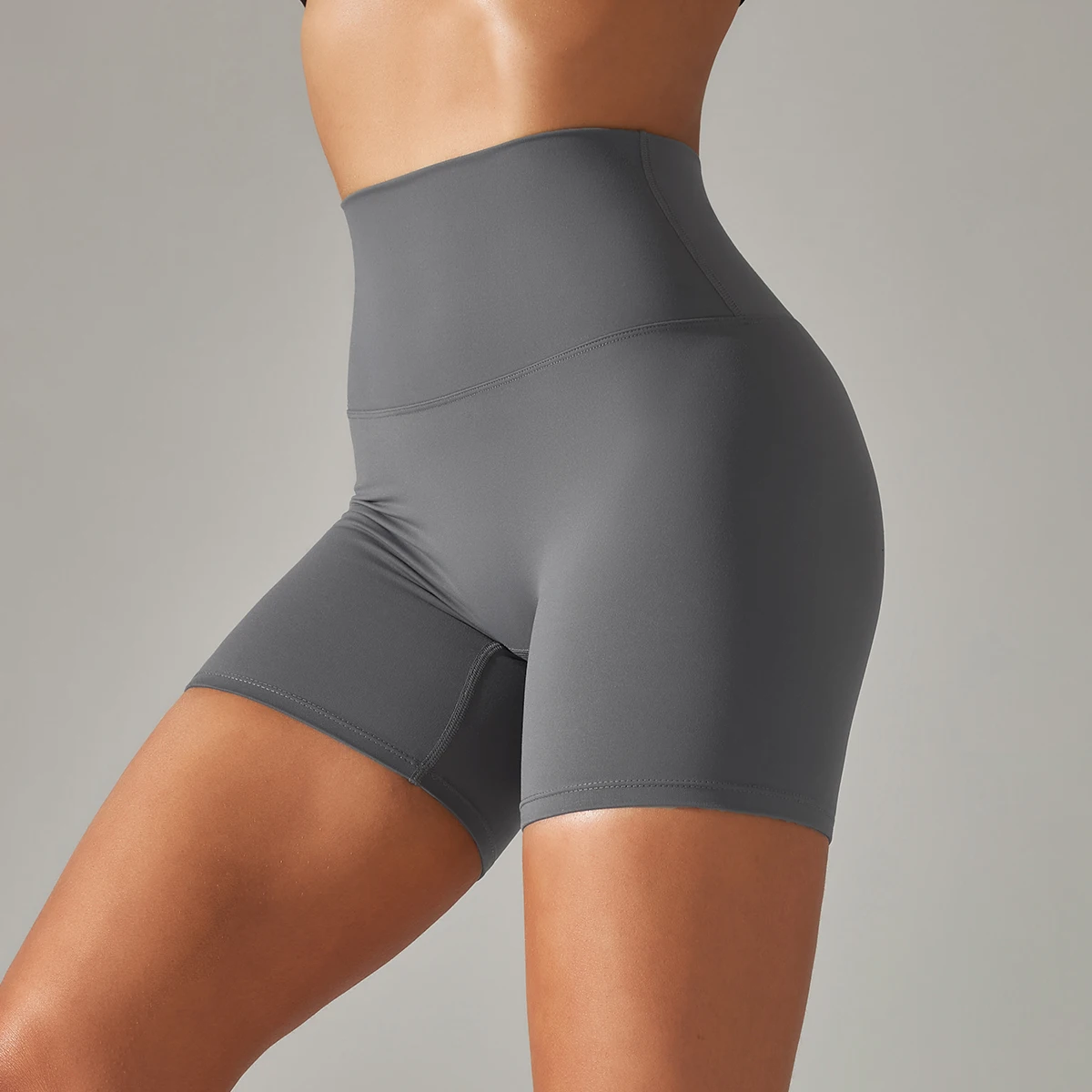 Women Yoga Legging Shorts Quick Drying Cycling Workout Gym Shorts Squat Proof High Waist Fitness Tight Shorts Sports Short