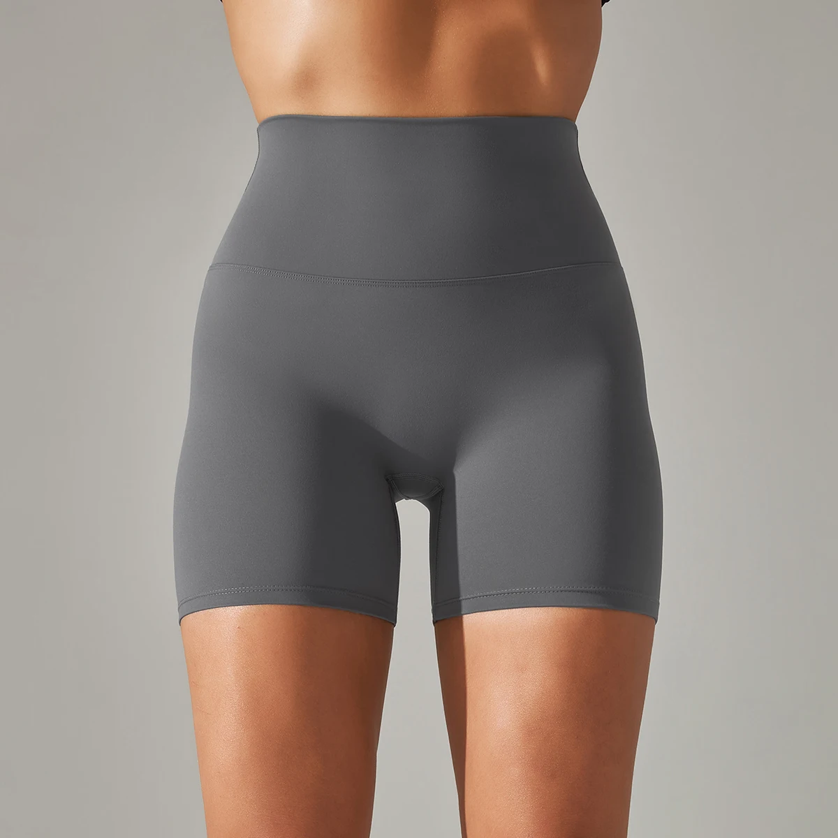 Women Yoga Legging Shorts Quick Drying Cycling Workout Gym Shorts Squat Proof High Waist Fitness Tight Shorts Sports Short
