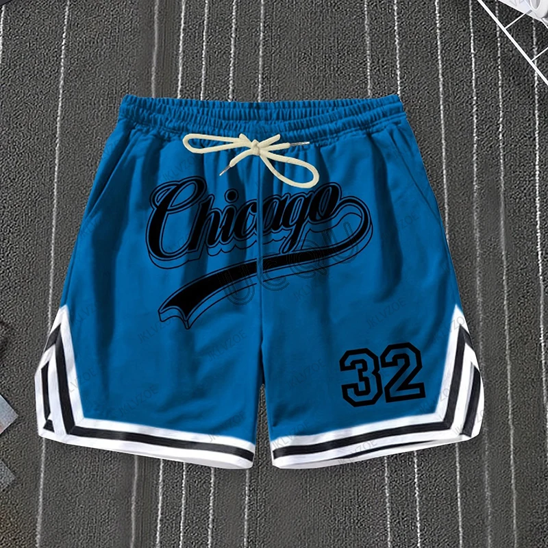 2025 Summer New Women Men Chicago 32 Printed Baskerball Short Pants Jersey Casual Beach Fitness Fashion Sports Training Shorts