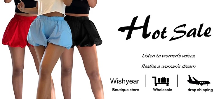 Casual Pleated Double Bubble Baddie Shorts for Women Elastic Waist Red Pants Summer Beach Y2k Streetwear Vacation Club Outfit