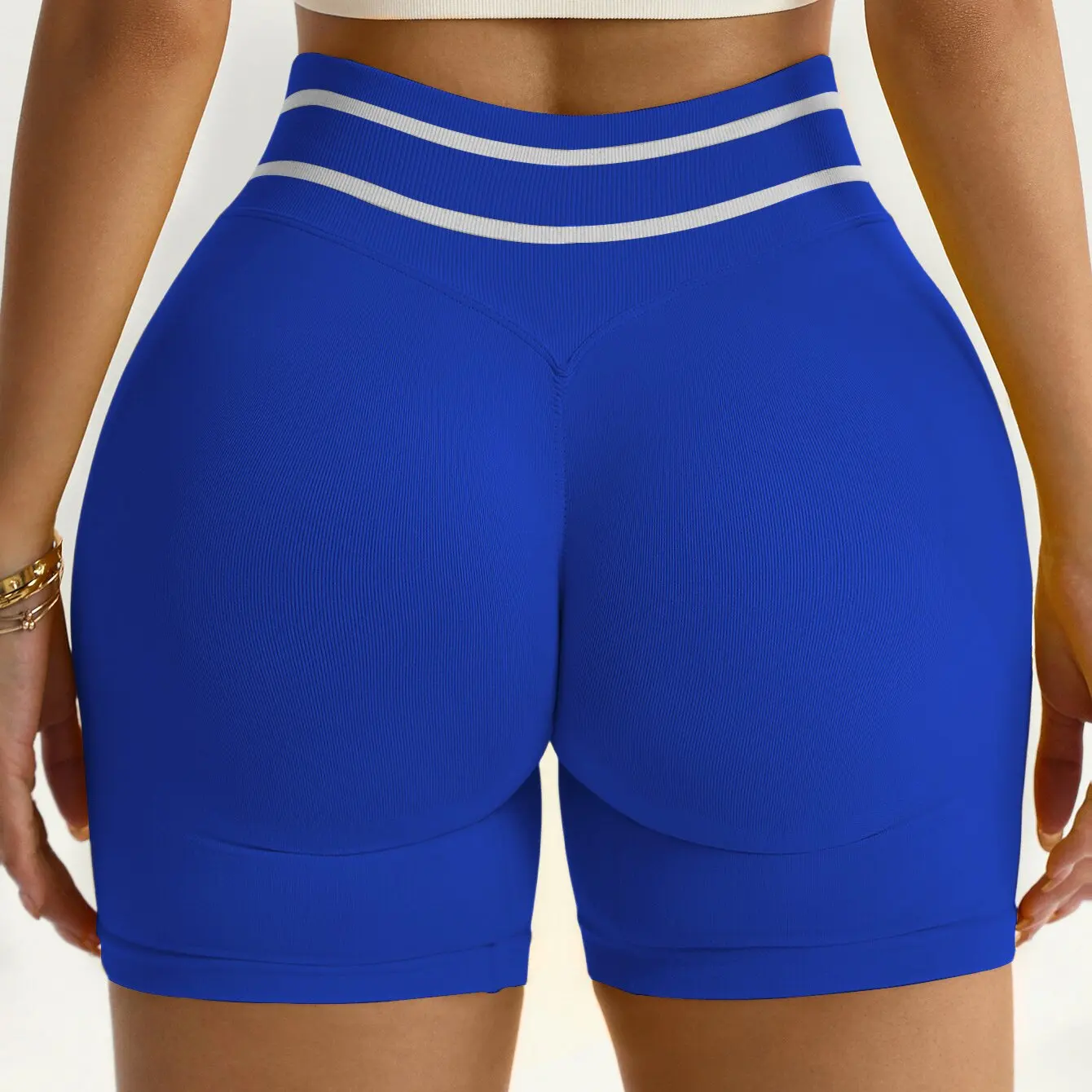 Women Gym Casual Shorts Running Biker Scrunch Sports Short Pants Yoga Fitness Workout Training High Waist Tights Elastic