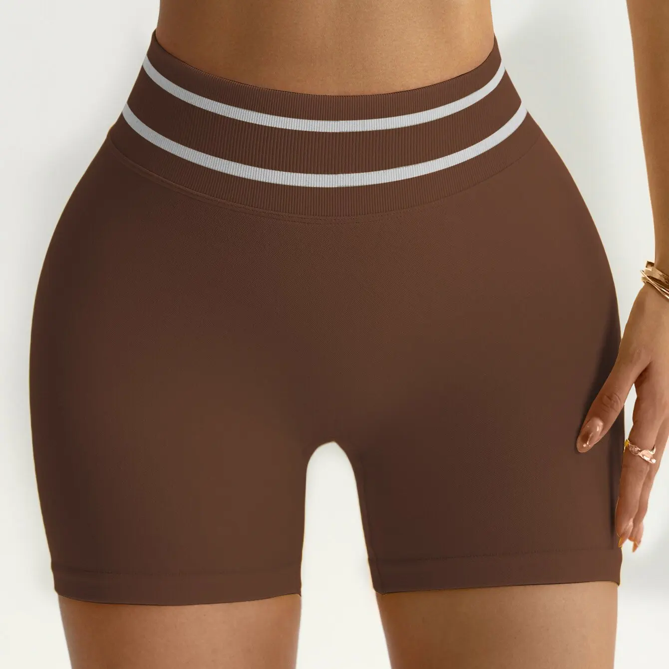 Women Gym Casual Shorts Running Biker Scrunch Sports Short Pants Yoga Fitness Workout Training High Waist Tights Elastic