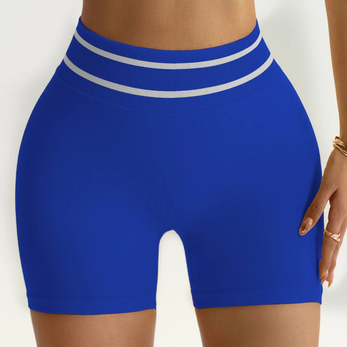 Women Gym Casual Shorts Running Biker Scrunch Sports Short Pants Yoga Fitness Workout Training High Waist Tights Elastic