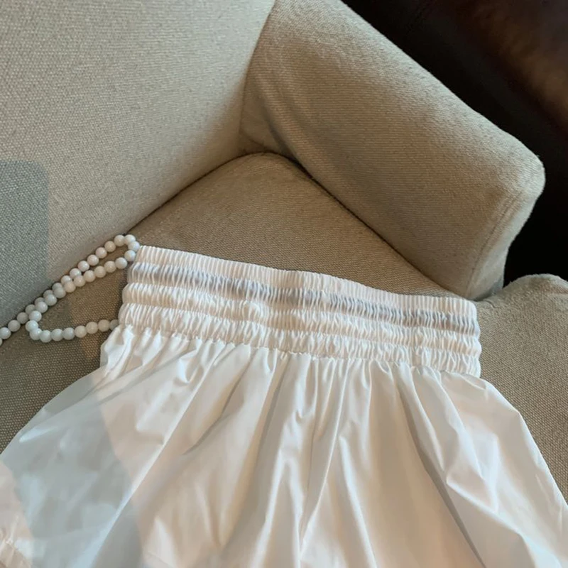 Lace Patchwork Women Wide Leg Shorts Fashion High Waist Multi Layer Chic Shorts Skirts Summer Streetwear Hot Girl Mini Pants
