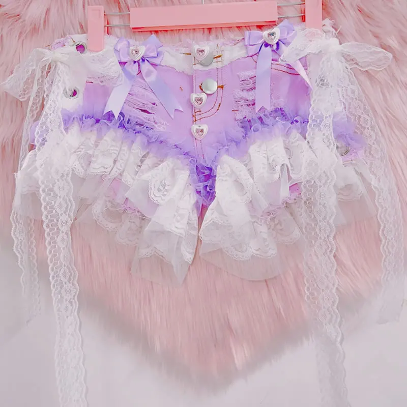 gothic clothes y2k clothes y2k fashion y2k Jeans harajuku Jeans Lolita Jeans Kawaii Jeans Gothic Jeans Lace Jeans Bow Jeans