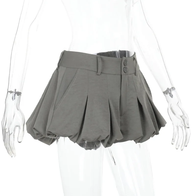 New Arrival 2025 Summer Low-Rise Shorts Women Sexy Unique Bloomer Design Hot Pants Female Trendy Mini Shorts