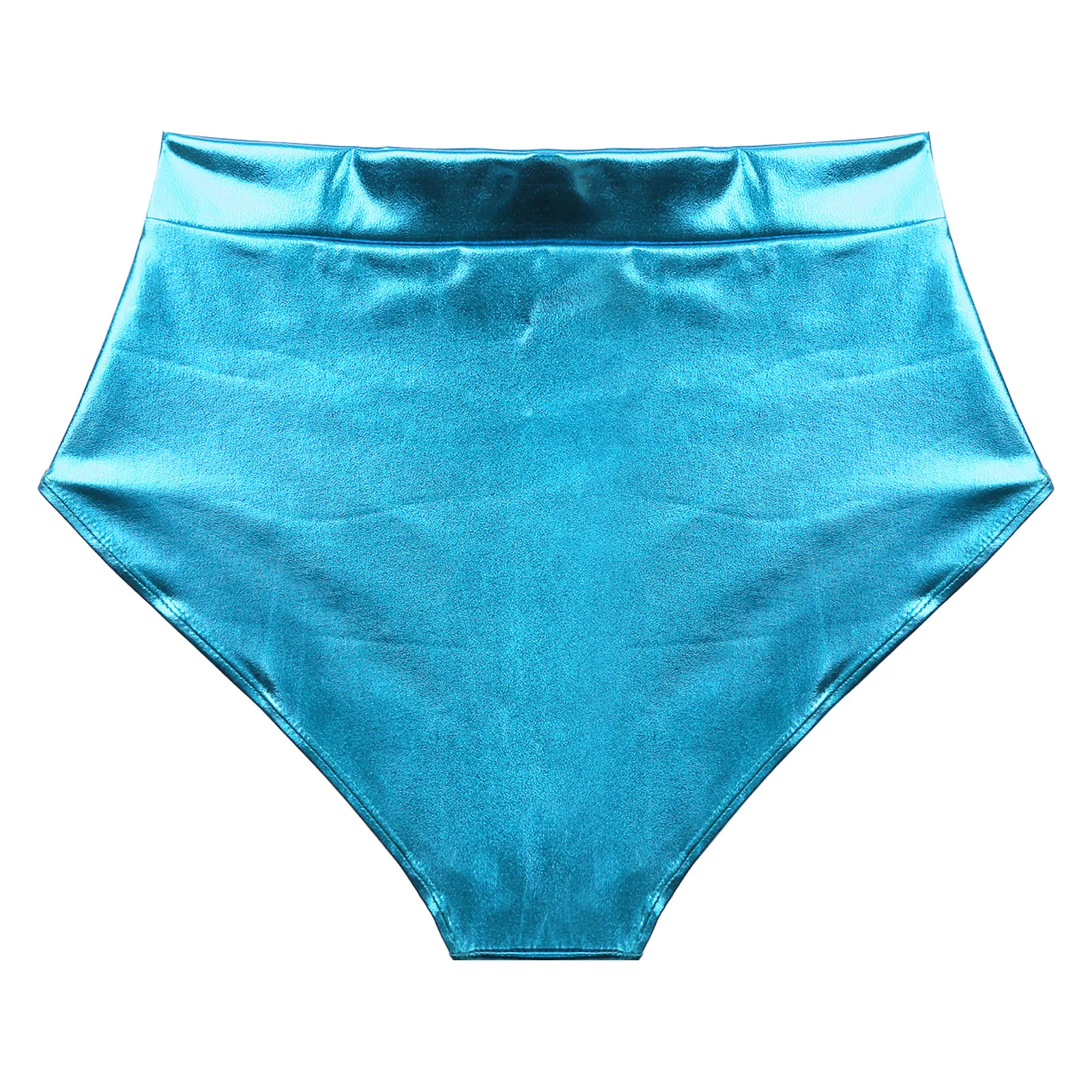 Womens Metallic Booty Shorts Shiny Panties Bikini Briefs Hot Pants Music Festival Rave Pole Dance Bottoms Party Costume Clubwear