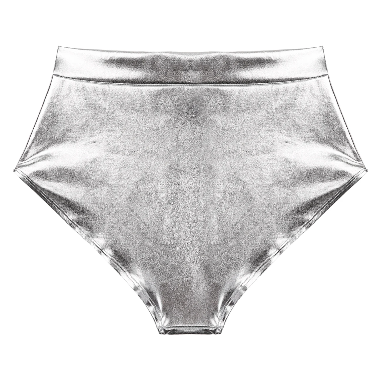 Womens Metallic Booty Shorts Shiny Panties Bikini Briefs Hot Pants Music Festival Rave Pole Dance Bottoms Party Costume Clubwear