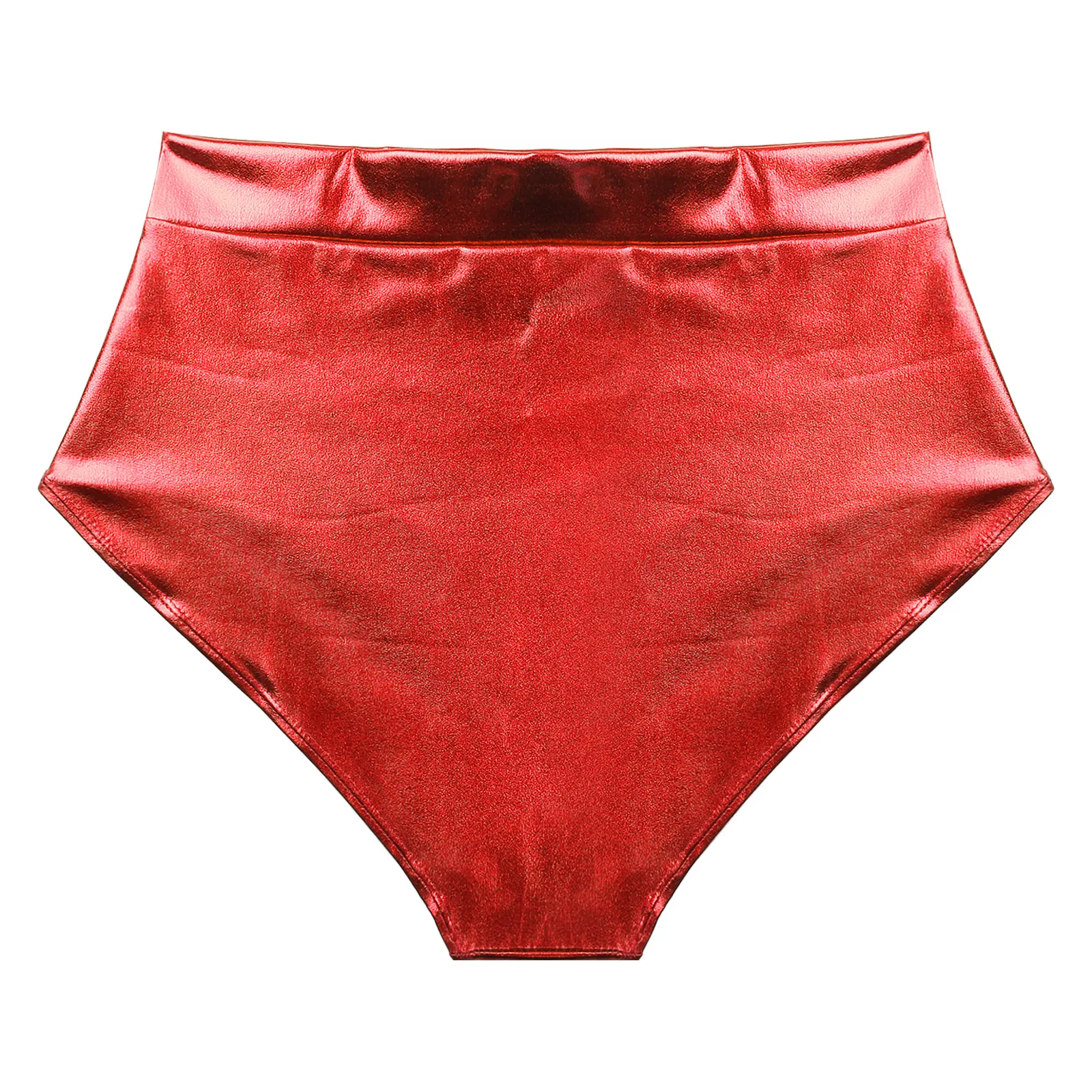 Womens Metallic Booty Shorts Shiny Panties Bikini Briefs Hot Pants Music Festival Rave Pole Dance Bottoms Party Costume Clubwear