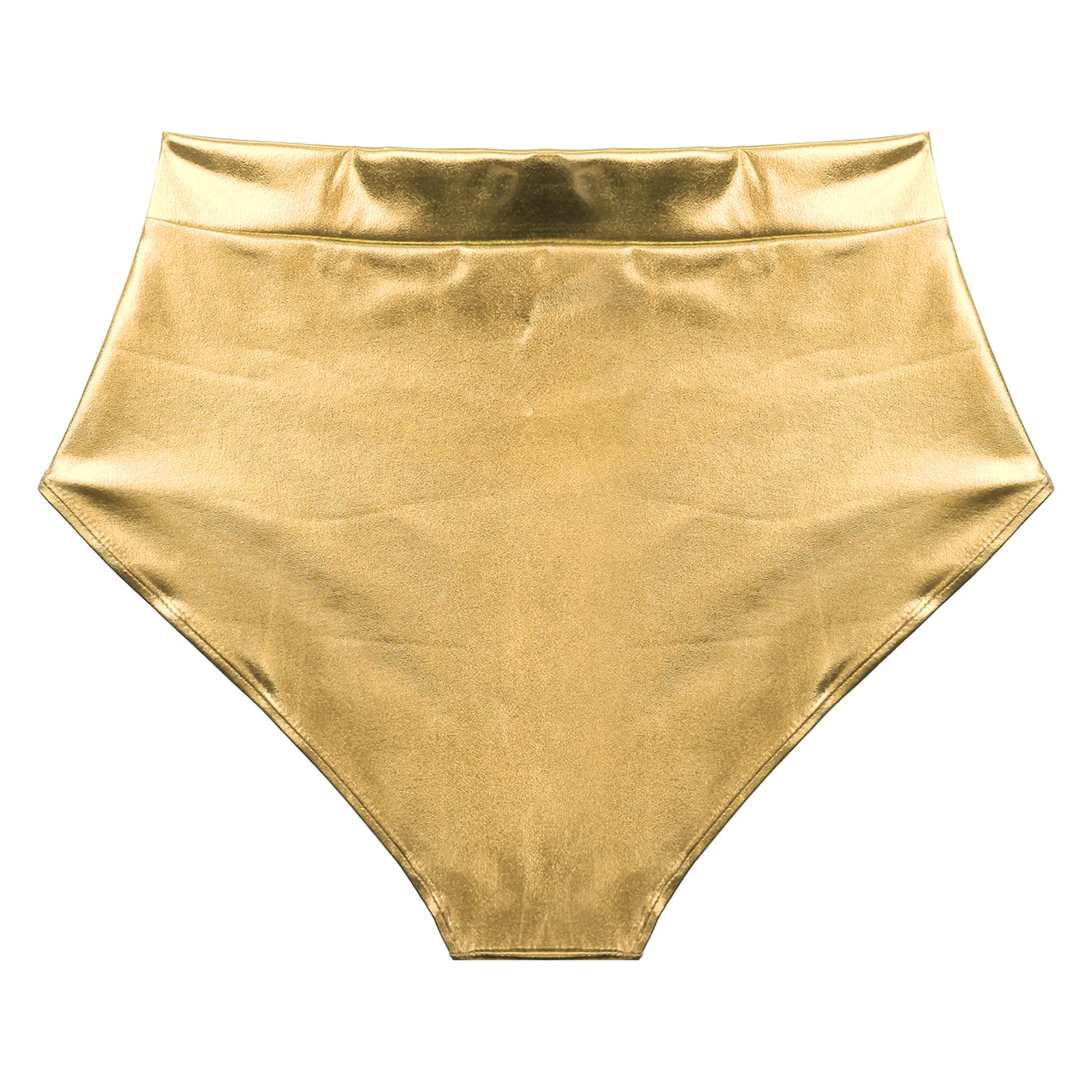 Womens Metallic Booty Shorts Shiny Panties Bikini Briefs Hot Pants Music Festival Rave Pole Dance Bottoms Party Costume Clubwear